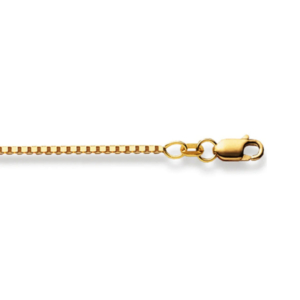Venizianerhalskette 18 Karat Gold -750 in Gelbgold 40 cm - 60 cm x 1.4 mm