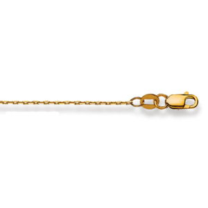 Ankerhalskette 18 Karat Gold  -750 in Gelbgold 38 cm - 50 cm x  1.1 mm