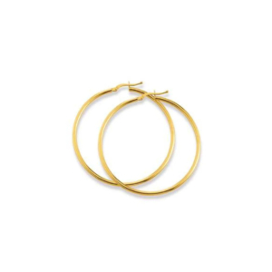 Kreolen 18 Karat Gelbgold-750 - 49 x 2 mm