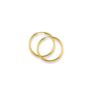 Kreolen 18 Karat Gelbgold-750 - 24 x 1.6 mm