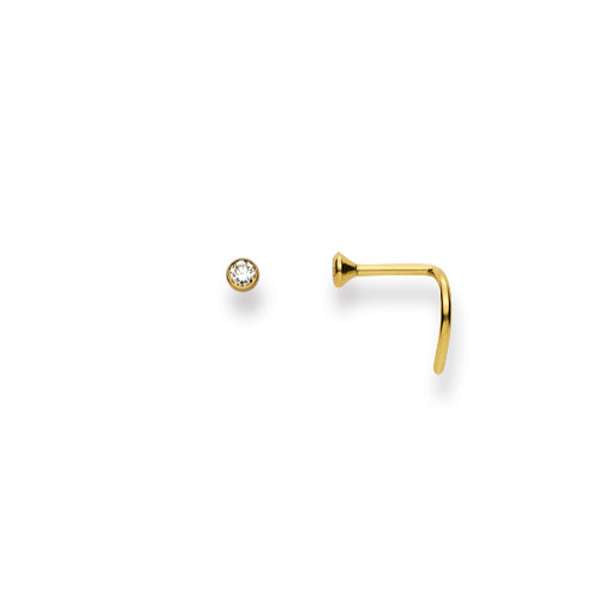 Nasenstecker 750/18 Karat in Gelbgold 2.5 mm - Poliert