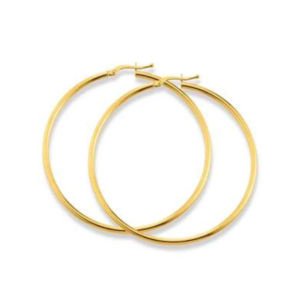Kreolen 18 Karat Gelbgold-750 - 54 x 2 mm