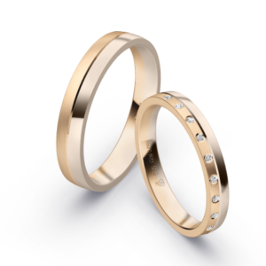 Rauschmayer Trauringe mit 10 Brillanten 0.05 ct. -  73-50034