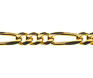 Figaro Armband Gelbgold 750, ca. 2.9mm x 19cm