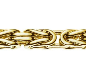 Armband Königskette klassisch Gelbgold 750 ca. 4.0 mm x 22cm