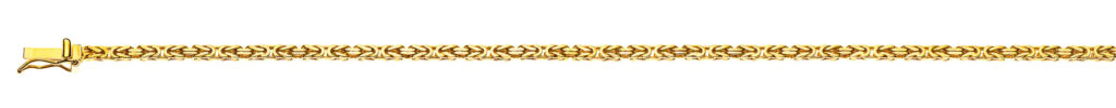 Collier Königskette klassisch Gelbgold 750 ca. 2.0 mm x 55 cm