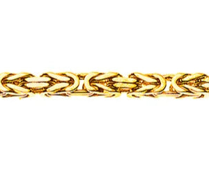 Collier Königskette klassisch Gelbgold 750 ca. 2.0 mm x 55 cm