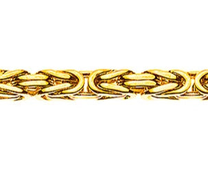 Armband Königskette klassisch Gelbgold 750 ca. 2.5 mm x 19cm
