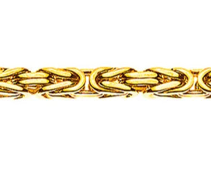 Collier Königskette klassisch Gelbgold 750 ca. 2.5 mm x 45cm