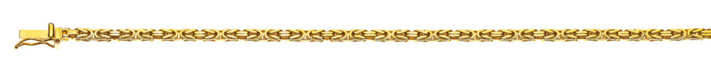 Collier Königskette Klassisch Gelbgold 750 ca. 2.5 mm x 60cm