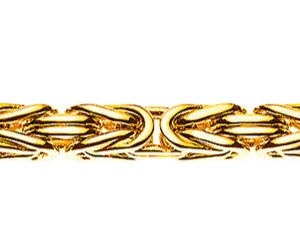 Collier Königskette Klassisch Gelbgold 750 ca. 3.5mm x 45cm