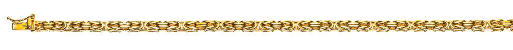 Collier Königskette Klassisch Gelbgold 750 ca. 3.5mm x 55 cm