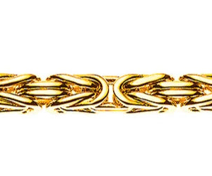 Collier Königskette klassisch Gelbgold 750 ca. 3.5mm x 60 cm
