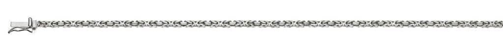 Armband Königskette klassisch Weissgold 750 ca. 2.0mm x 19cm