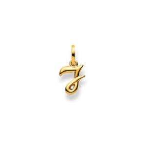 Gelbgold Buchstaben Anhänger - 18 Karat Gold - 750 - J