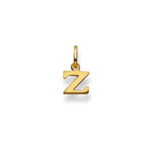Buchstaben Anhänger in 18 Karat Gelbgold - 750 - Z
