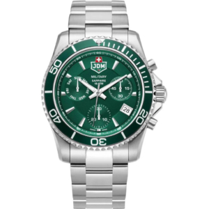 JDM Military Sierra Chrono 43 MM Herrenuhr - JDM-WG019-04