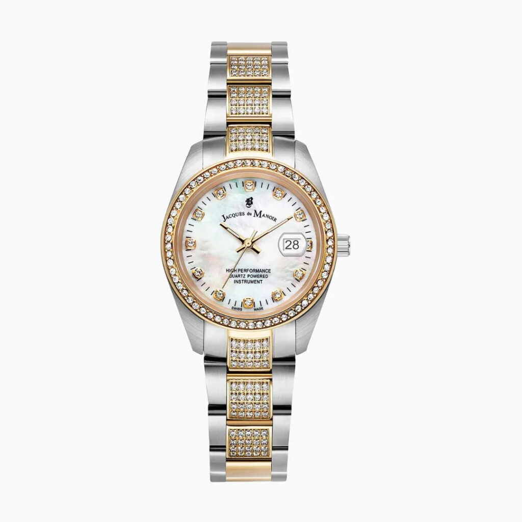 Jacques Du Manoir Inspiration Beauty 31 MM Quarz Damenuhr - JWL01503