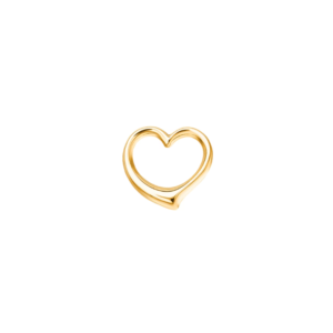 Herzanhänger 18 Karat Gelbgold 750 - 17x17 mm