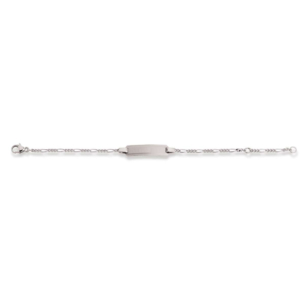 Baby Kinder ID-Armband in 18 Karat Weissgold mit Gratis Gravur - 1273.01143/1400