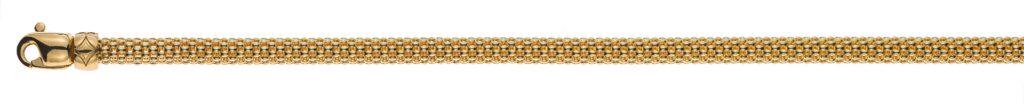 Collier Gelbgold 750 18 Karat poliert rundes geflochtenes Profi - CGO101845
