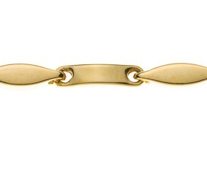 Collier Gelbgold 750 Fantasie halbmassiv poliert - CGO111345