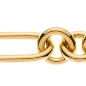 Collier Gelbgold 750 poliert Fantasiemuster - CGO112960