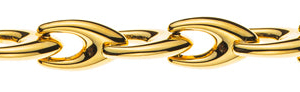 Collier Gelbgold 750 V-Form - CGO100245