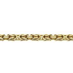 Collier Königskette klassisch Gelbgold 750 ca. 4.0 mm x 45 cm