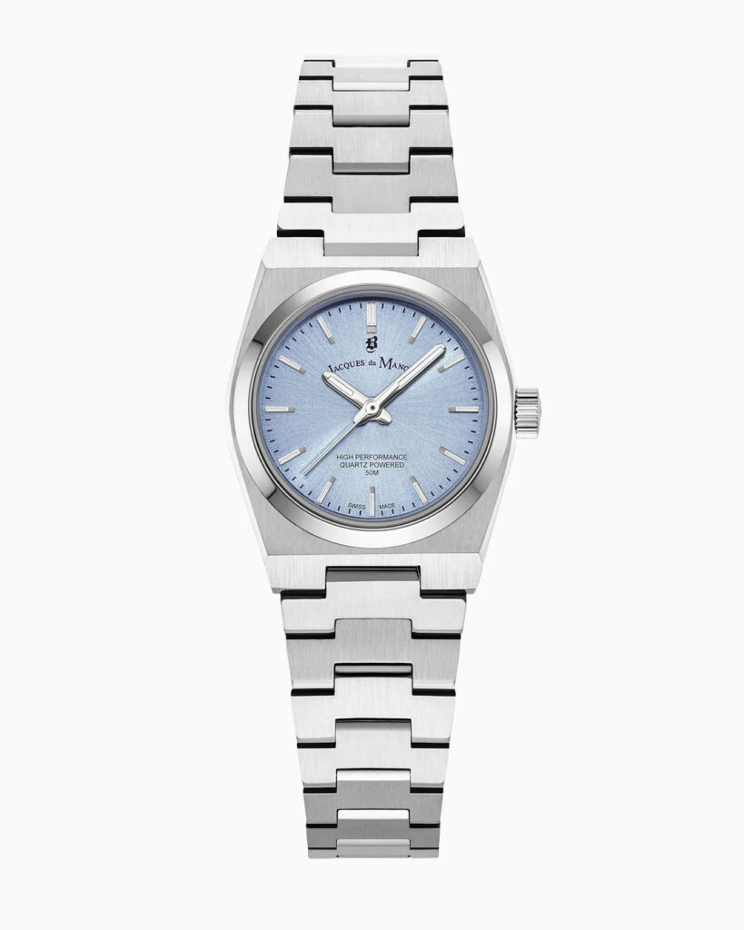 Elegante Damen-Armbanduhr mit hellblauem Zifferblatt - JWL05602