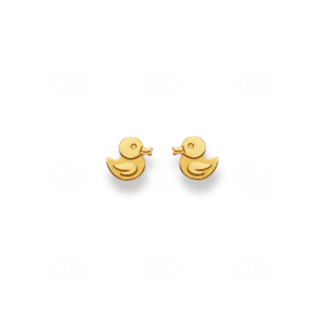 Enten Ohrstecker in 18 Karat Gelbgold - 1163.03669/0001