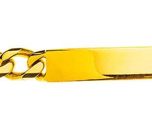 Figaro ID-Bracelet Gelbgold 750