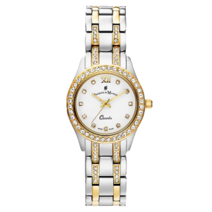 Jacques du Manoir Royal Damen-Armbanduhr – Zweifarbiger Edelstahl, Weisses Zifferblatt - BAG.04