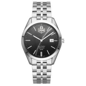 JDM Militär Interlaken Herrenuhr mit schwarzem Sonnenstrahl - JDM-WG023-03