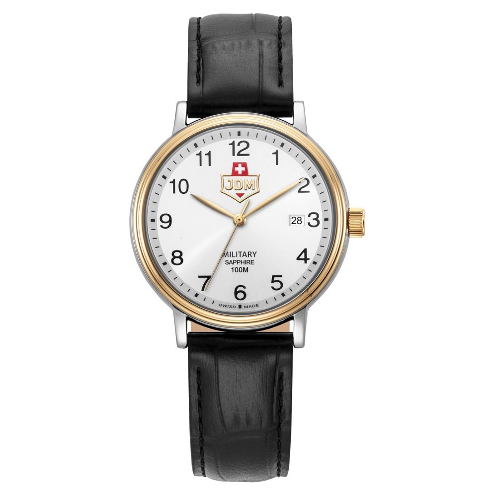 JDM Militär Kilo II Weisse Herrenuhr - JDM-WG026-05