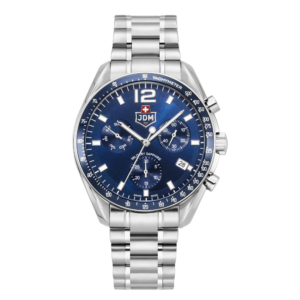 JDM Militär Schweizer Präzisions Herrenuhr in Blau - JDM-WG021-02