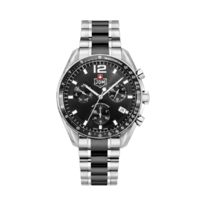 JDM Militär Schweizer Präzisions-Herrenuhr in Schwarz - JDM-WG021-05