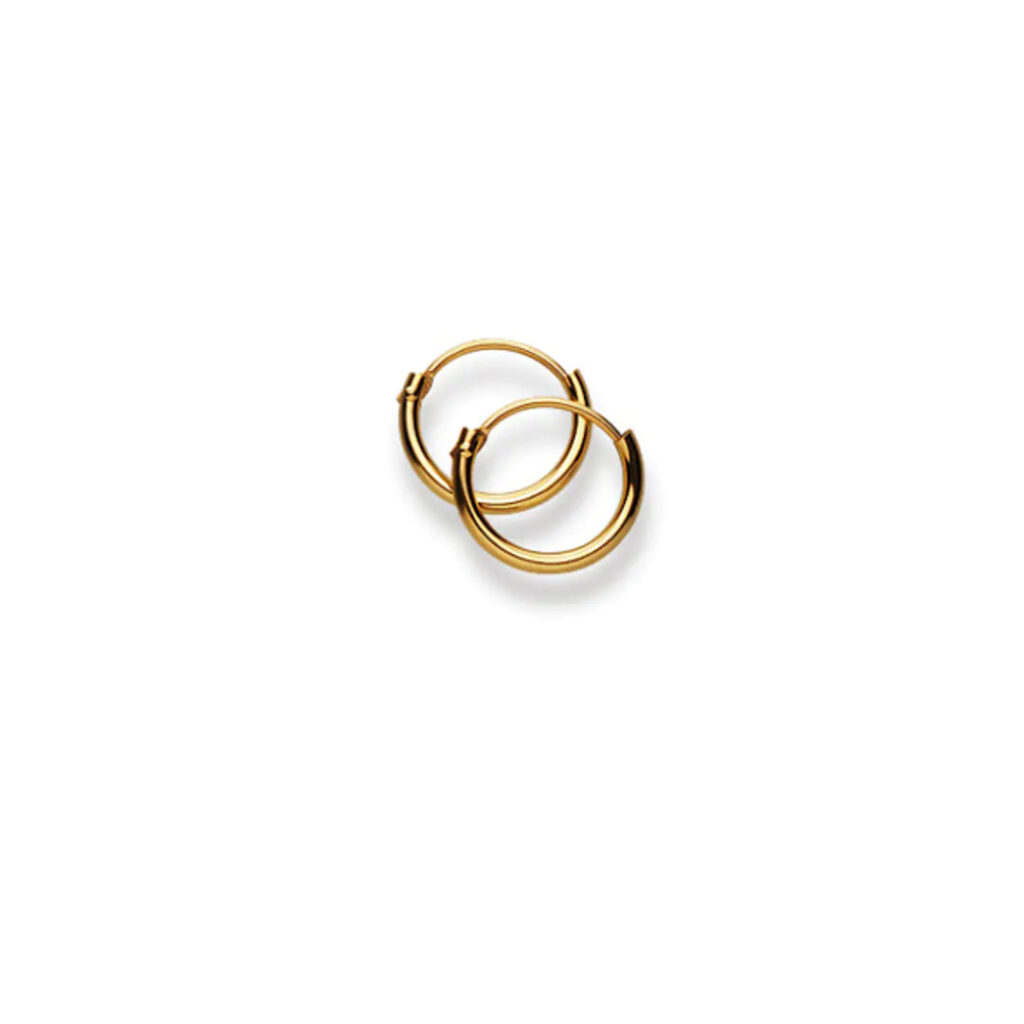 Creolen Gelbgold 18 Karat 750 - 11 mm