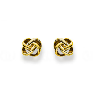 Damen Ohrstecker in 18 Karat Gelbgold, Fantasie