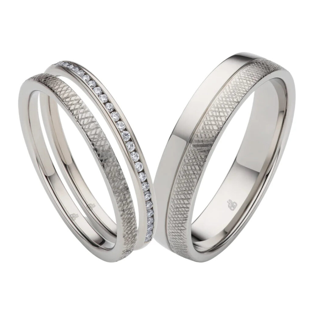 Rauschmayer First Individual Love - Trauringe mit 29 Brillanten 0,145 ct./ges.