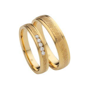 Rauschmayer First Individual Love - Trauringe mit 5 Brillanten 0,10 ct./ges.