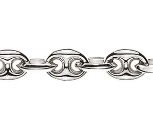 Schiffsanker Collier Weissgold 750 - CGO200645
