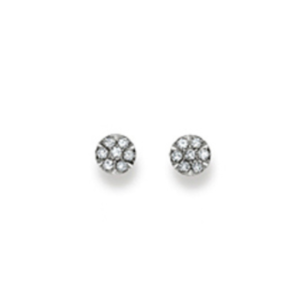 Solitär Ohrstecker in 18 Karat Weissgold mit Diamanten, 0.24 ct.
