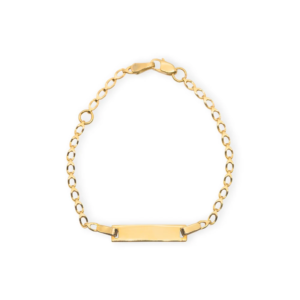 Baby Kinder Gelbgold 18 Karat Bracelet mit Gratis Gravur - GB-647/18