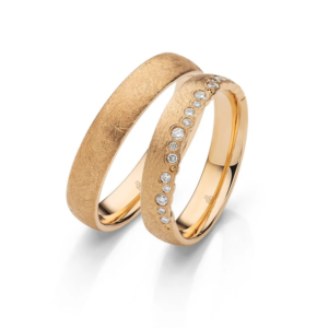 Eheringe Moonlight von Rauschmayer mit 19 Diamanten 0,16 ct - 04938